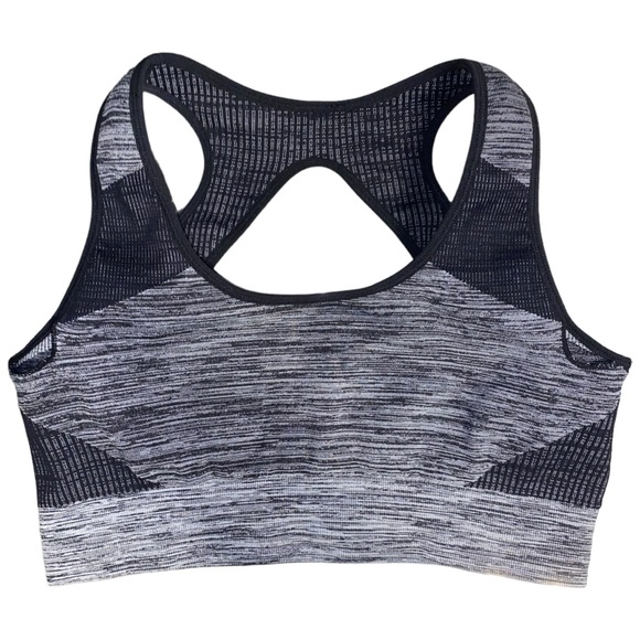 ECHT ☆ Pure Series Sports Bra ☆ Gray / Black ☆ Size Large - Picture 5 of 6